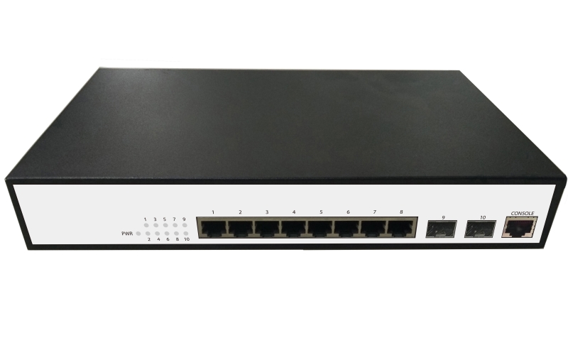  S3000-8G2F 8x1Gb RJ45,2x1Gb SFP Managed