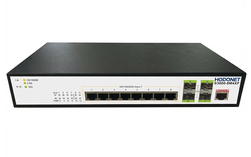 S3000-8M4XF 8x2.5Gb RJ45,4x10Gb SFP+ Man