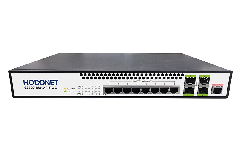 S3000-8M4XF-POE+ 8x2.5Gb RJ45, 4x10Gb SF