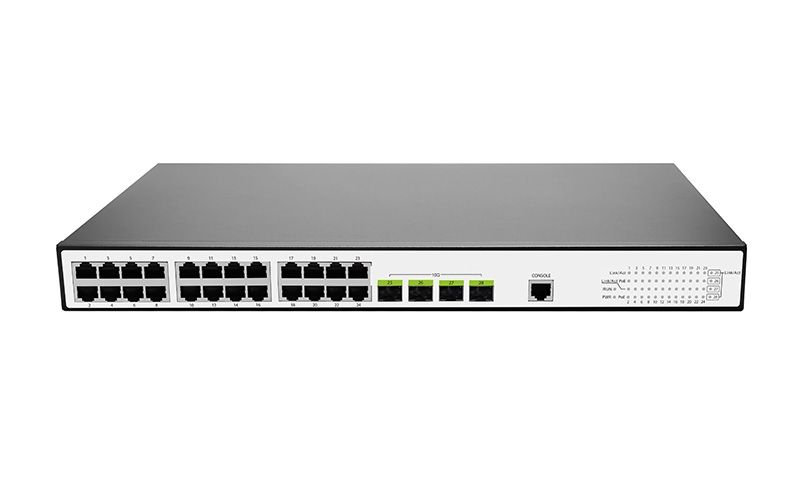 S3000-24G4XF-PoE+ 24x1Gb RJ45, 4x10Gb SF