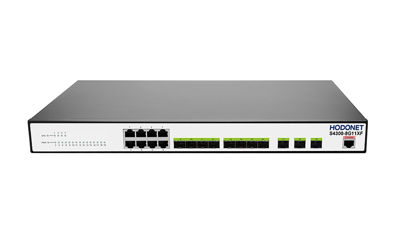 S4300-8G11XF 8x1Gb RJ45,11x10Gb SFP+ Man